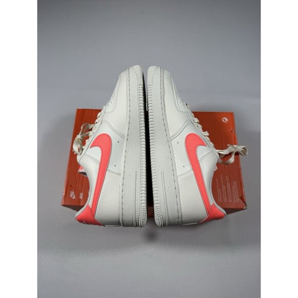 New Women’s Size 10 - Nike Air Force 1 '07 SE Next Nature Sail Hot Lava - Picture 6 of 10
